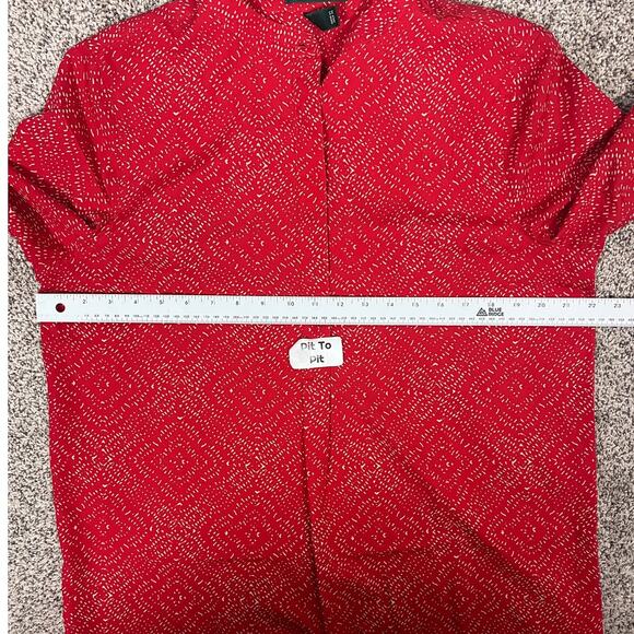 Lauren Ralph Lauren Womens L Mandarin Collar Preppy Career Office Staple Tunic - Picture 9 of 11